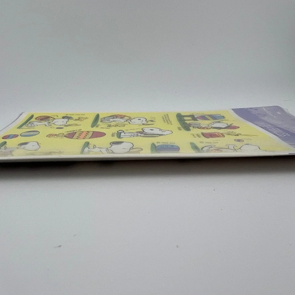Vintage Hallmark Peanuts Snoopy Easter Stickers 4 Sheets New Sealed